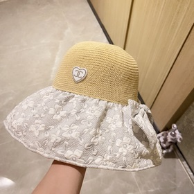 配防塵袋【CHANEL香奈兒】2023新款大沿小香風簡約漁夫帽，超好搭配，趕緊入