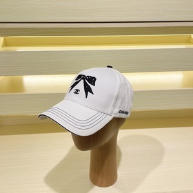 香奈兒CHANEL 新品棒球帽，logo小香蝴蝶結 小香奈兒時尚設計 跑量新品