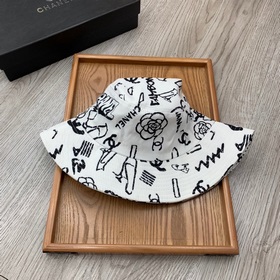 C家。印花漁夫【配防塵袋】高端舒适！高端材質！！今年帽子第一流行趨勢絕對是漁夫帽