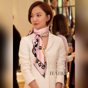 【小香發帶印花90】真絲方巾 搶 VIP推薦  下手一定要快【高端 大愛 女人尤