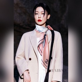 【小香人物圖90】真絲方巾 搶 VIP推薦  下手一定要快【高端 大愛 女人尤物