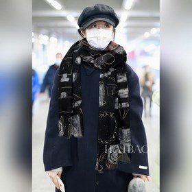 上新 會發光發亮的圍巾  新款客供亮片 羊絨面料長巾 美翻了【小香徽标亮片長巾】