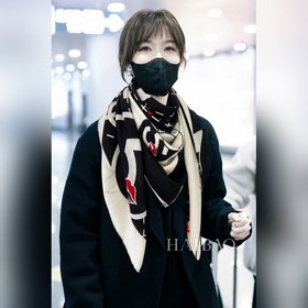 新款  【小香格子标識140】羊絨方巾 搶 VIP推薦  下手一定要快【高端 大