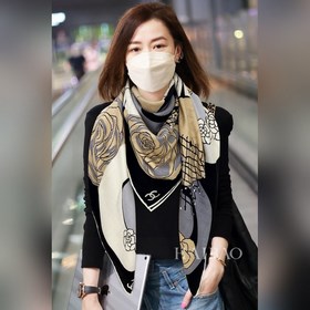 新款  小香【小香帽子圖案140】羊絨方巾 搶 VIP推薦  下手一定要快【高端