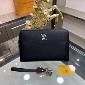 LOUIS VUITTON (路易威登）高級定制 男士手包系列  頂級進口牛皮制