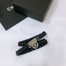 chanel 23c 小牛皮 金色金屬與水鑽 黑 彈力帶身 碼數s m l x