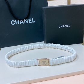 chanel 23s c水鑽 方框logo扣 小牛皮 銀色金屬 與 金色金屬 2