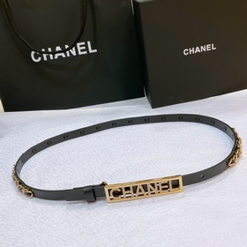 chanel  春夏新款   小牛皮與金色金屬 精緻細膩 光滑優雅 1.5cm精