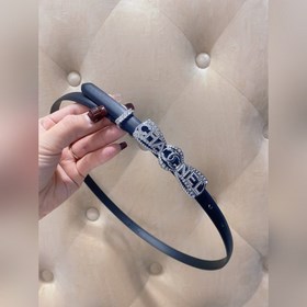 chanel 23  cc水鑽小牛皮 銀色金屬、小牛皮腰帶 1.5cm精品碼數歐