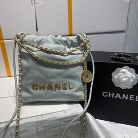 Chanel新顔色！高貴  好看23春夏新款 mini 22bag跟大尺寸一樣