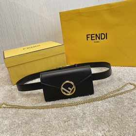 名稱：Fendi腰包品質：原單型號：8805顔色：純黑色尺寸：17.5*