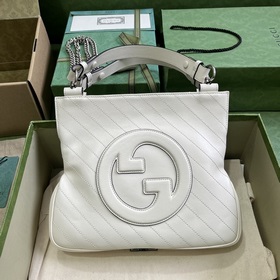 《配全套原廠綠盒包裝》Gucci Blondie系列小號托特包.源自品牌典藏設計