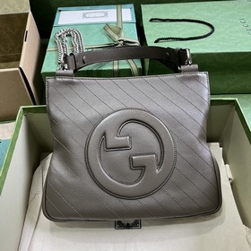 《配全套原廠綠盒包裝》Gucci Blondie系列小號托特包.源自品牌典藏設計