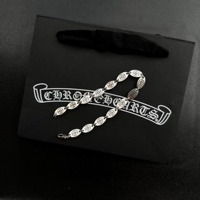 Chrome Hearts   克羅心字母橢圓牌手鍊  進口做工工藝 精工雕刻