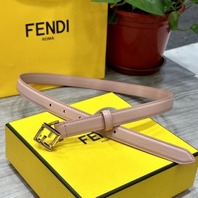 FENDl /芬迪  女士腰帶  寬20MM，原單進口小牛皮，搭配原單钌钯電鍍F