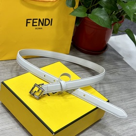 FENDl /芬迪  女士腰帶  寬20MM，原單進口小牛皮，搭配原單钌钯電鍍F