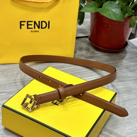 FENDl /芬迪  女士腰帶  寬20MM，原單進口小牛皮，搭配原單钌钯電鍍F