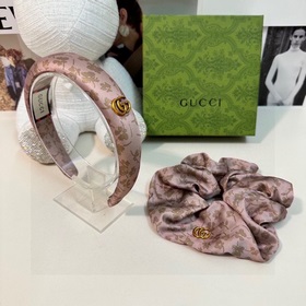 （兩件套）配專櫃包裝 Gucci（古馳）最新爆款來啦碎花兩件套發箍發圈優雅的