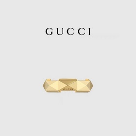 [明星款式]GUCCI古馳Gucci Link to Love系列飾釘戒指尺寸6