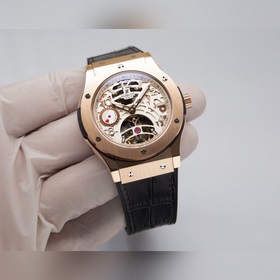 HUBLOT 宇舶—恒寶 經典融合系列陀飛輪男士腕表表帶：進口皮帶、鋼帶（舒适