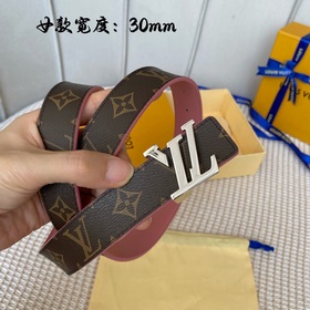 LOUIS VUITTON>路易威登 驢牌ss22女士腰帶.Made in Sp