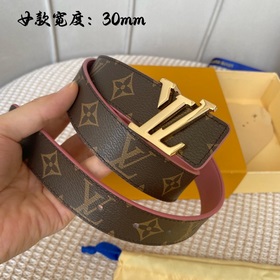 LOUIS VUITTON>路易威登 驢牌ss22女士腰帶.Made in Sp