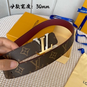 LOUIS VUITTON>路易威登 驢牌ss22女士腰帶.Made in Sp