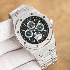 AP 愛彼 皇家橡樹霜金版本，41mm 鋼王之王”愛彼26574系列(霜金定制版