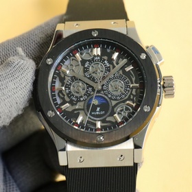 2024新款【 HUBLOT 】宇舶（恒寶）男士多功能月相機械腕表，表殼采用精胚