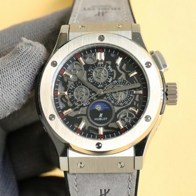 2024新款【 HUBLOT 】宇舶（恒寶）男士多功能月相機械腕表，表殼采用精胚