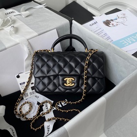 Chanel 2024最新Mini CF handle 手提包 AS2431經典