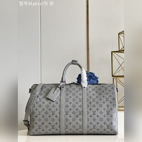 LV 複刻M46117灰路易威登經典 Kee all 旅行袋釋放 Monogra