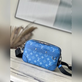 LV M31016 藍花 本款A ha郵差包取材Monogram Ecli se