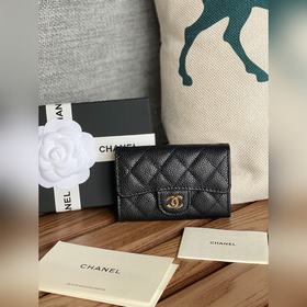 CHANEL 魚子醬 大球紋 經典系列 多個顔色。顔色 ：如圖所示/金色五金 新