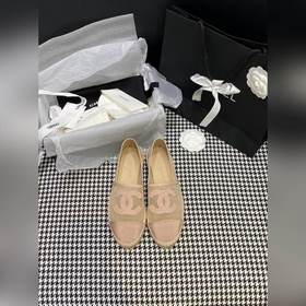 透氣網紗款chanel 2024夏季新品 Espadrilles 漁夫鞋 小香