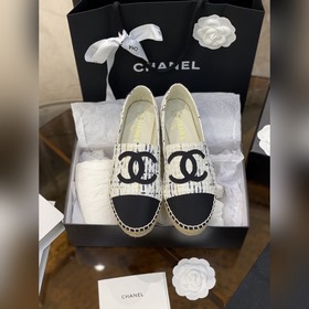 chanel 2024春季新品 Espadrilles 漁夫鞋 小香經典版型！獨