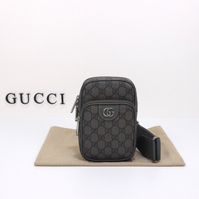 gucci 新款 專櫃品質，實物實拍，款號：752565灰膠，尺寸：寬12×高1