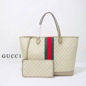 gucci 新款 專櫃品質，實物實拍，款號：726755米膠絲印，尺寸：寬40×