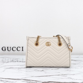 gucci 新款 專櫃品質，實物實拍，款號：779727白皮，尺寸：寬26.5x