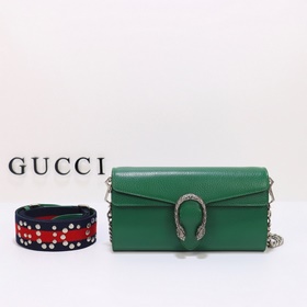 gucci 新款 專櫃品質，實物實拍，款號：731782綠雙色，尺寸：寬25×高