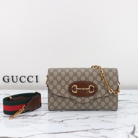 gucci 新款 專櫃品質，實物實拍，款號：677286杏棕，尺寸：寬26×高1