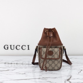 gucci 新款 專櫃品質，實物實拍，款號：746303啡棕，尺寸：寬11.5×