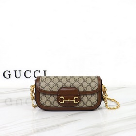 gucci 新款 專櫃品質，實物實拍，款號：735178杏棕，尺寸：寬24×高1