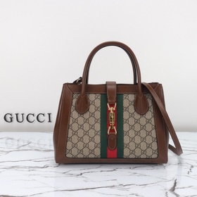 gucci 新款 專櫃品質，頂級原單皮質，款號：649016杏棕織帶，尺寸：寬3