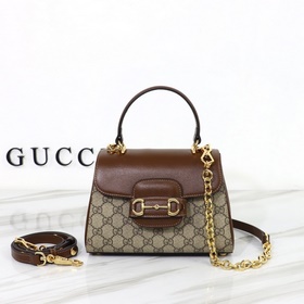 gucci 新款 專櫃品質，實物實拍，款號：703848杏棕，尺寸：寬22×高1