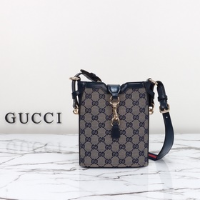 gucci 新款 專櫃品質，實物實拍，款號：782919藍布，尺寸：寬19.5x