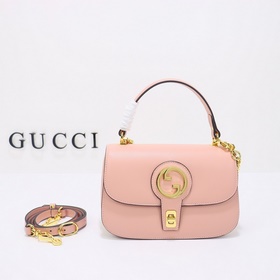 gucci 新款 專櫃品質，實物實拍，款號：735101粉皮，尺寸：寬23×高1