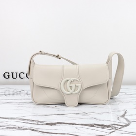 gucci 新款 專櫃品質，實物實拍，款號：767226白皮，尺寸：寬27x高1