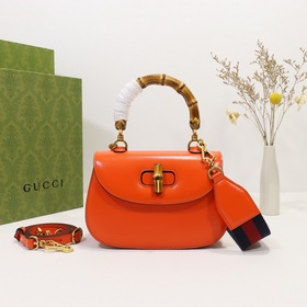 gucci 新款 專櫃品質，實物實拍，款號：675797橙皮，尺寸：寬21×高1