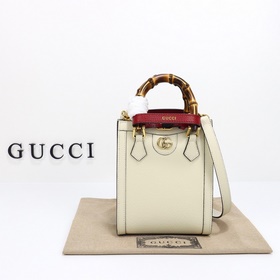 gucci 新款 專櫃品質，實物實拍，款號：739079白皮，尺寸：寬15.5×